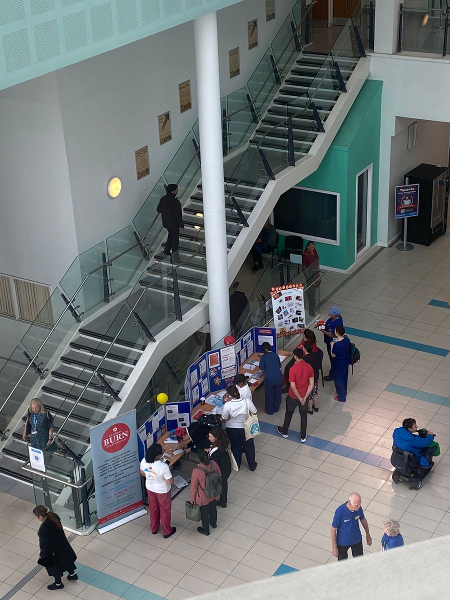 Its here!!! 🔴 National Burn Awareness Day 🔴 Come down and see us in thr atrium for games, raffle, quizzes and vital information on prevention and first aid 😊 #nbad2023 #beburnsaware @UHBCharity @uhbtrust @UHBTherapy @BritishBurn @CBTofficial @BURNAID @DansFund4Burns