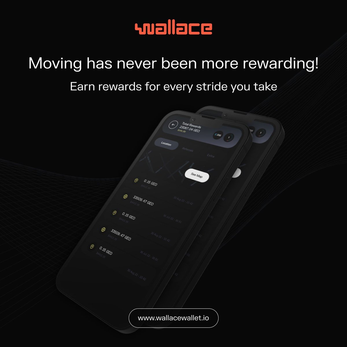 ⏰ While you're reading this, others are earning just by moving. Join the movement revolution with Wallace!