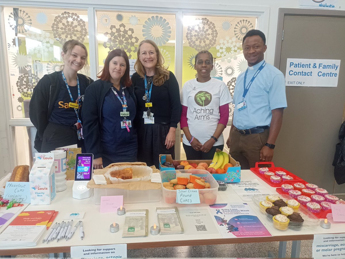 It's baby loss awareness week @NHSBartsHealth raising awareness and raising funds for @_4Louis and @Barts_Charity two amazing charities who support us to support parents experiencing pregnancy loss @KathEvans2 find us today at RLH Stepney way entrance 10-1pm @Rosamund1010