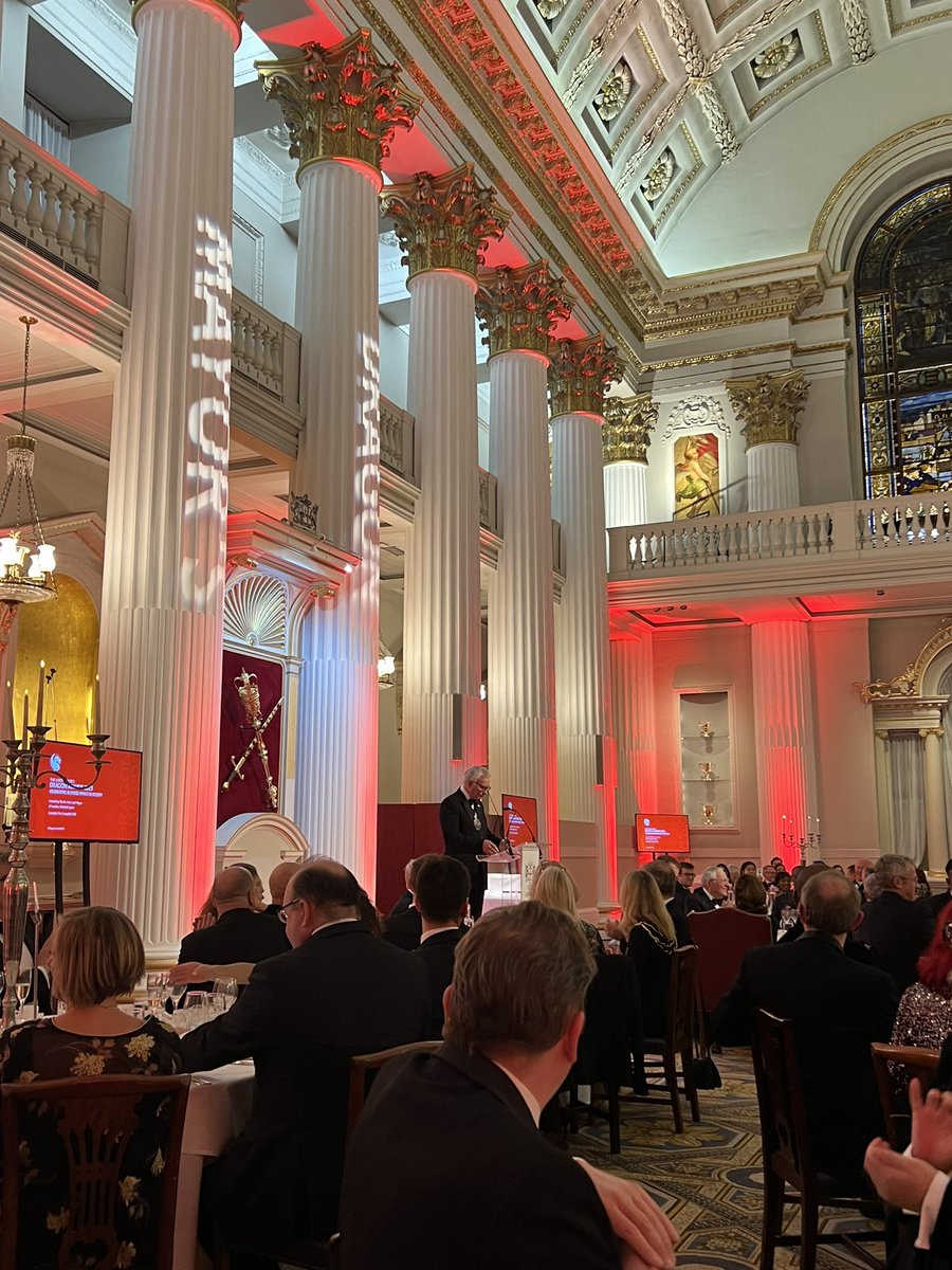 Last #DragonAwards2023 Mansion House
A celebration of social &amp; corporate responsibilities in the City. 1987 -2023 
So many impactful works on numeracy, connections &amp; Good Works. Congratulations! 
@IanBishopLaggett <a href="/Dragon_Awards/">Dragon Awards</a> <a href="/cityoflondon/">City of London</a> <a href="/citylordmayor/">Lord Mayor of London, Alastair King</a> <a href="/KPMG/">KPMG</a> 
<a href="/SamSims_CEO/">Sam Sims</a>
