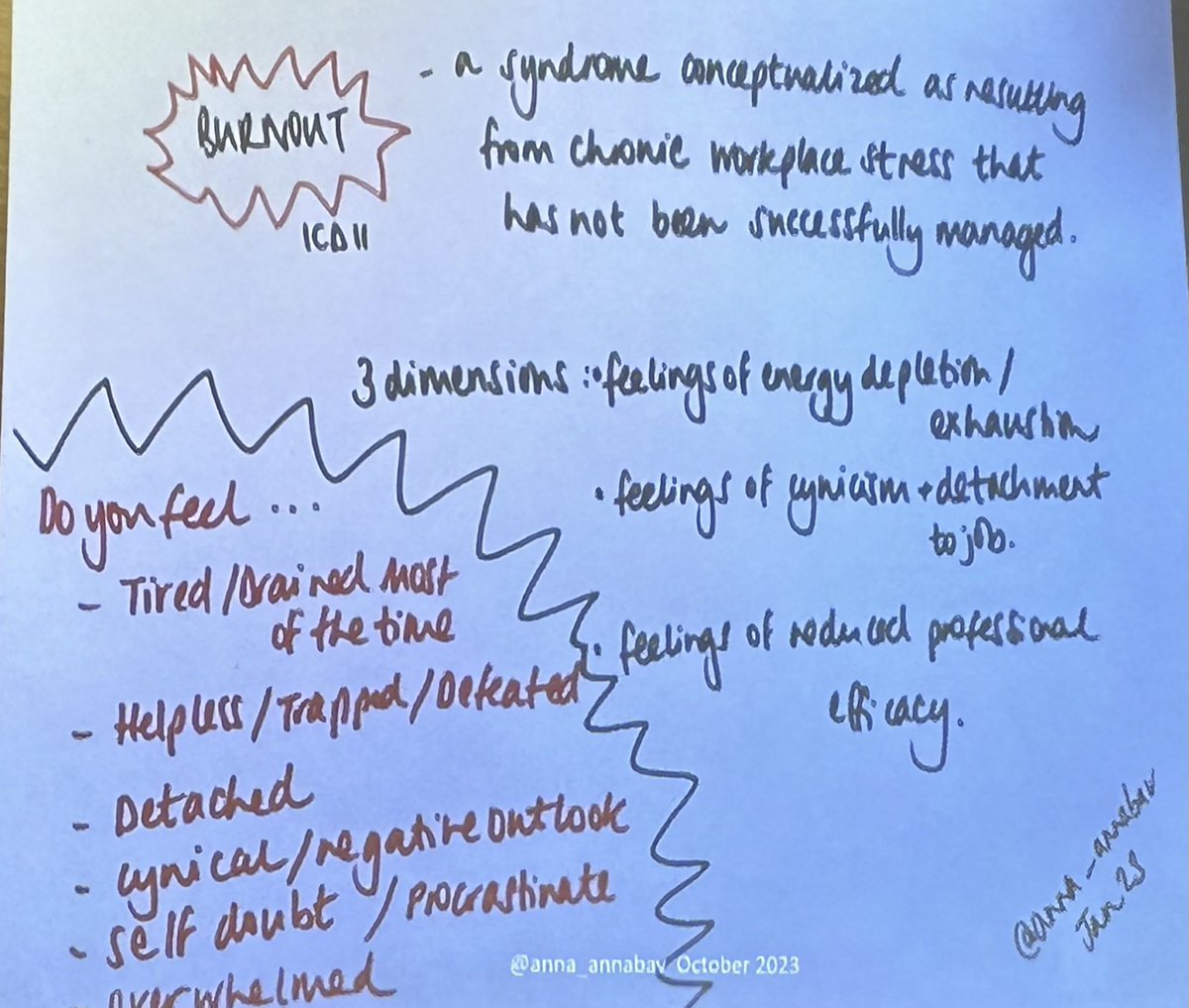 PCCUed_NUH's tweet photo. Insightful session on team wellbeing from @anna_annabav…we only need 20% of our working week to be joyful to prevent burnout - why are we not achieving this? 🤷🏼‍♀️ #CHESS2023atBWC  @PCCUatNCH @nottmchildrens @NUHPNA https://t.co/upqbrPasml