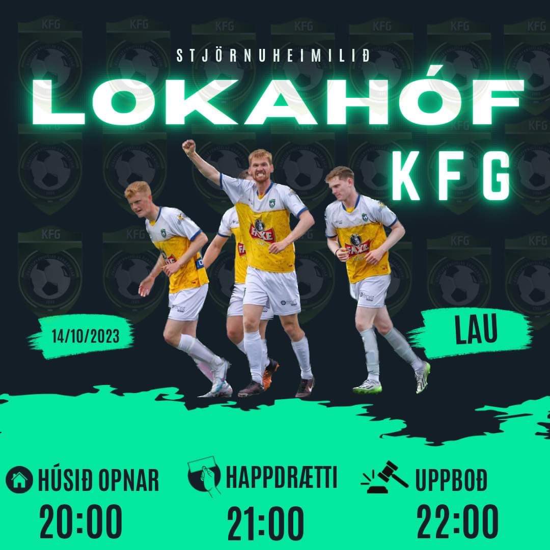 Við slúttum tímabilinu á laugardaginn.
Húsið opnar fyrir stuðningsfólk kl 20:00 🎉