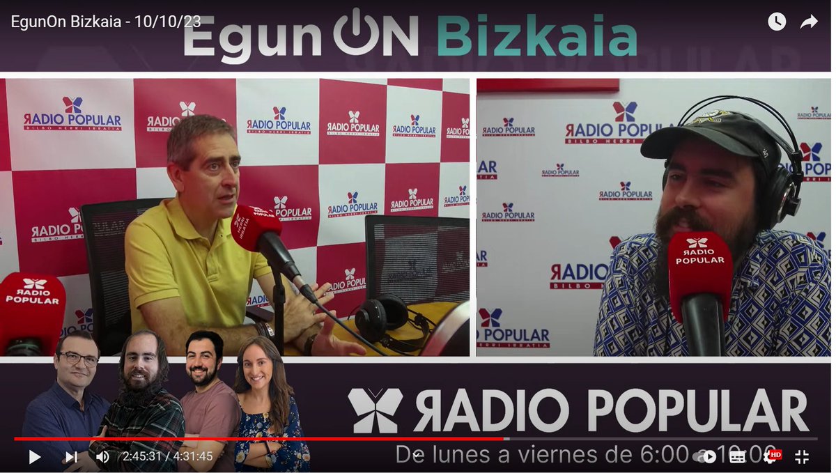 Roberto García, responsable de <a href="/penascalf5/">Peñascalf5</a> repasó en <a href="/RadioPopular/">Radio Popular - Herri Irratia</a> - Herri Irratia, en qué consiste el #BootCamp, la necesidad de talento digital en las empresas y las materias y metodologías que se aprenden en esta formación orientada al empleo.
youtu.be/E9O6zBXvtuY?t=…