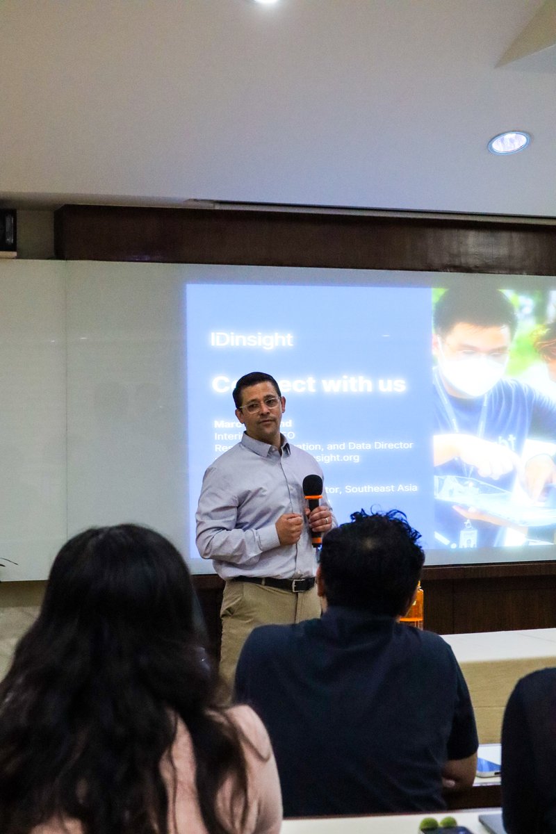 IDinsight (@idinsight) on Twitter photo Last month, IDinsight Interim Co-CEO, <a href="/marcshotland/">Marc Shotland</a> was a presenter at <a href="/upsediliman/">UP School of Economics</a> (UPSE).
Marc presented on "IDinsight and Educate Girls: Driving impact and cost-efficiency at scale through innovative financing and machine learning applications."
The session was hosted in Last month, IDinsight Interim Co-CEO, <a href="/marcshotland/">Marc Shotland</a> was a presenter at <a href="/upsediliman/">UP School of Economics</a> (UPSE).
Marc presented on "IDinsight and Educate Girls: Driving impact and cost-efficiency at scale through innovative financing and machine learning applications."
The session was hosted in