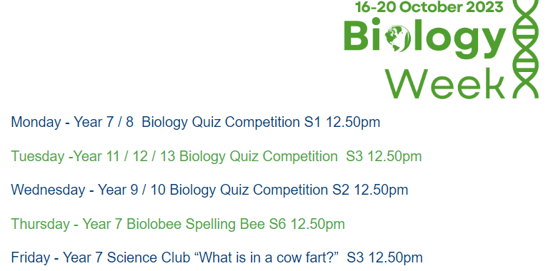 It's going to be a busy BGS Biology Week starting on Monday! <a href="/RoyalSocBio/">Royal Society of Biology</a>