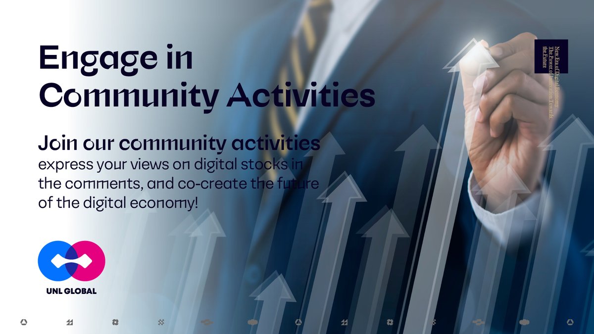 UNL_Global_'s tweet photo. 🌍Engage in Community Activities:

 🤝 Join our community activities, express your views on digital stocks in the comments, and co-create the future of the digital economy! 🗳️ 

#Voting #InteractiveEvents https://t.co/sfxlGWrJJc