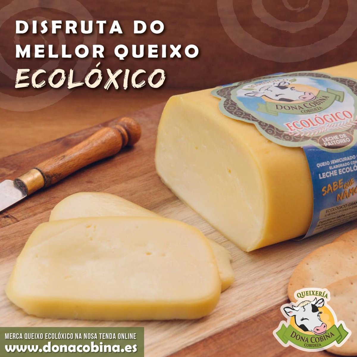 Escolle sempre a nosa liña ecolóxica Dona Cobiña, e poderás disfrutar da súa tenrura e sabores intensos. Sabe que namora 💚