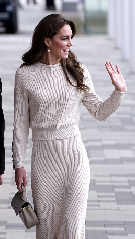 Kate Middleton's Tusting Mini Holly Bag in Taupe