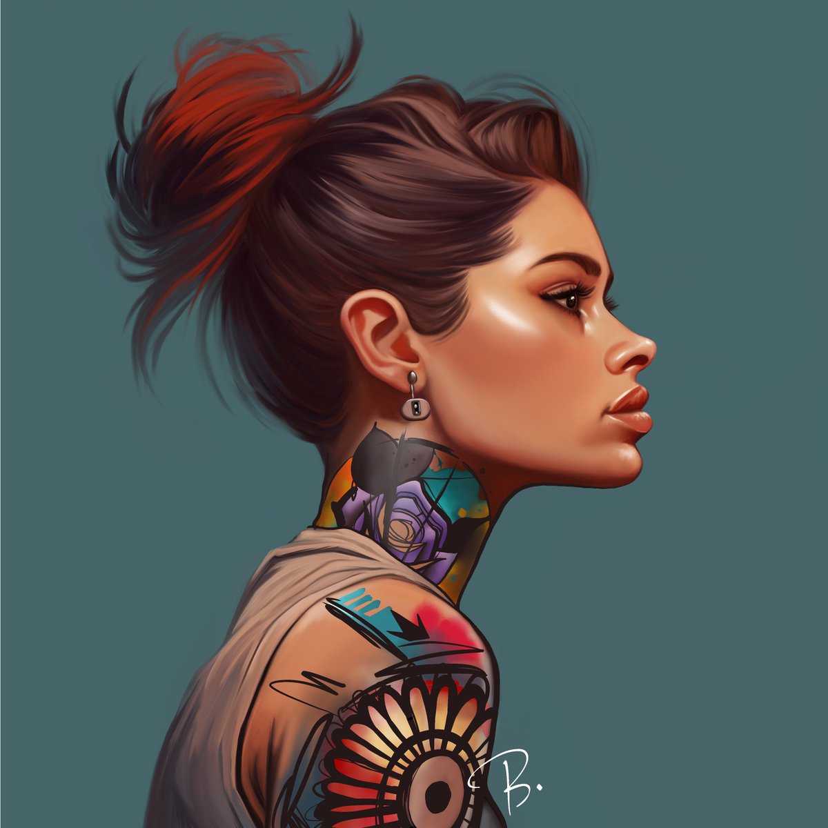 Gm gm my friends ☀️💛
Wishing you an awesome Wednesday 💛

I just listed our first piece on <a href="/objktcom/">objkt</a> named Ruby of the collection I collaborated with my awesome friend and colleague <a href="/TheRaptorRoost/">Raptor</a>  who is an awesome writer and helps each character get the story out there☺️
We