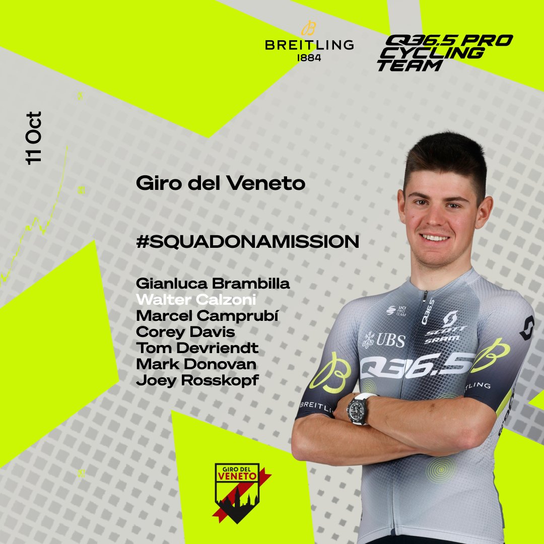 🇮🇹 #GirodelVeneto

Our #SquadOnAMission has began racing 🌬️ 

170.12 km from Tombolo to Vicenza awaits 🏁 

Goodluck team! 💪
#RacingTheFuture