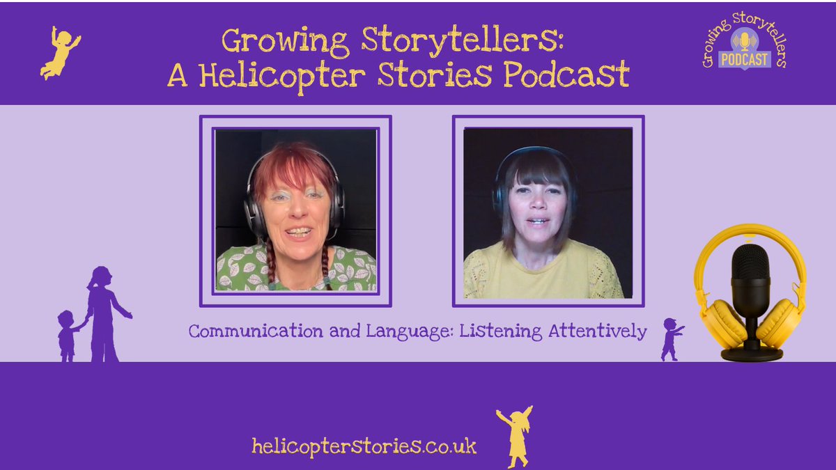 Trisha Lee (@trishaleewrites) on Twitter photo Growing Storytellers - A Helicopter Stories podcast - Episode 2 is live - woohoo - helicopterstories.co.uk/our-podcasts/
This week we are talking about communication and language with a focus on listening attentively. We'd love to know what you think. <a href="/HelicopterEYFS/">Helicopter Stories</a> Growing Storytellers - A Helicopter Stories podcast - Episode 2 is live - woohoo - helicopterstories.co.uk/our-podcasts/
This week we are talking about communication and language with a focus on listening attentively. We'd love to know what you think. <a href="/HelicopterEYFS/">Helicopter Stories</a>