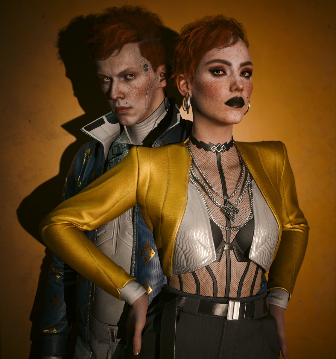 Rimaeternax's tweet photo. Cyberpunk 2077 - Cassel brothers

 #cyberpunk2077 #VirtualPhotography https://t.co/v1bgjf8L63