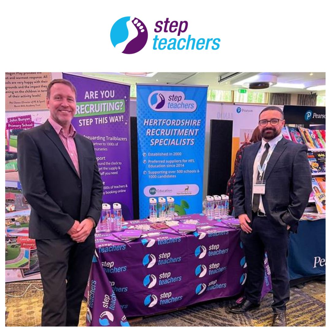 Step_Teachers's tweet image. We&apos;re excited to be at the @hfl_education Primary Heads Conference today!

Come by and meet Gianni and Kieren who&apos;d love to have a nice chat with you and discuss how Step Teachers can cater to all your staffing needs! 🤝💼 

#HPHTC23 #WhereTeachersMatter #PrimaryHeadsConference