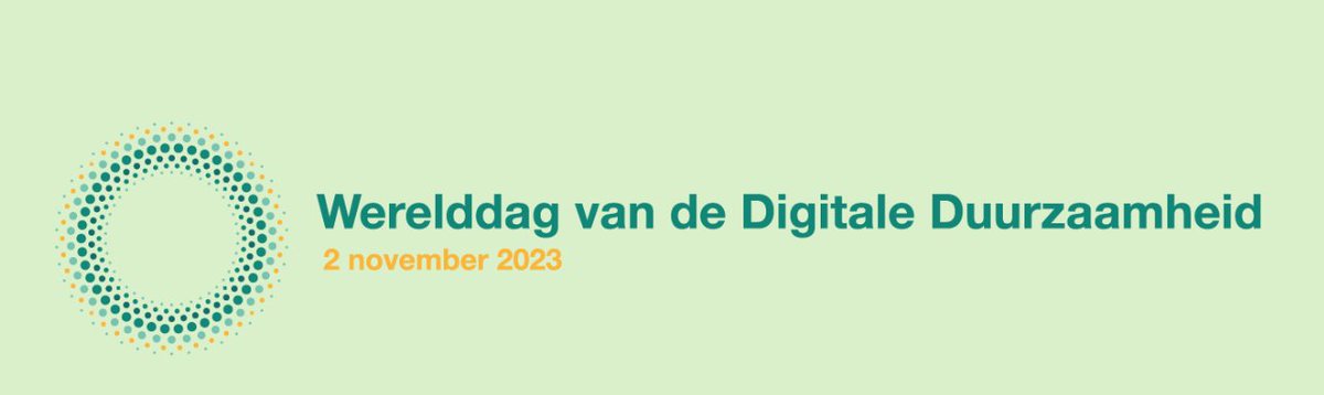 Op donderdag 2 november vieren (erfgoed)collega’s de #Werelddagvandedigitaleduurzaamheid met een uitgebreid programma. Of je nu nieuw bent in het vakgebied of een doorgewinterde professional, kom naar Breda. Schrijf je snel in voor dit gratis event via bit.ly/3ZEC1tu