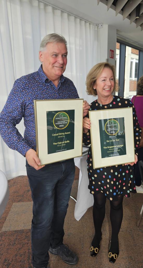 So proud of our team in The Club at Goffs and sending a huge congratulations to our colleagues in Wineport Lodge on winning Bar of The Year in #irishfoodandhospitalityawards2023

#hospitalityawards #kildarehotels #hotelsireland #casualdining #kildare #discoverireland