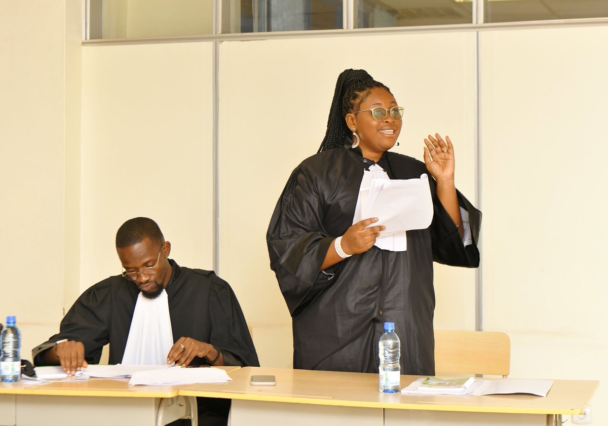 iPeace_GL's tweet photo. #HappeningNow 
2nd Rounds of Moot Court Competition (anglophone &amp; francophone tracks in parallel). This evening, the finalists will be known for the Grand final tomorrow at the Supreme Court of Justice of Rwanda.
#GLRTP2023 #PRFGL2023 https://t.co/LXWQbEbpIj