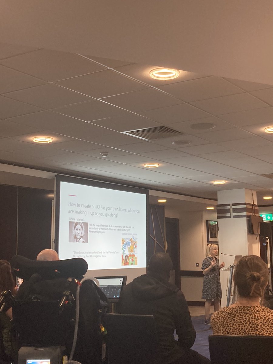 Polly, Stephen’s wife, shares her experience..

There’s no guide for how to set up an ITU at home. It’s all made up and a steep learning curve.