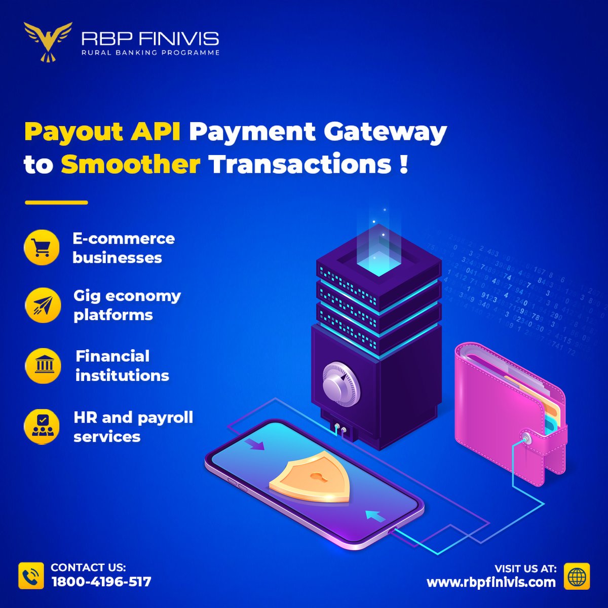 #Payout #API #Payment #gateway to smoother #transactions.

Visit: rbpfinivis.com
Contact us: 1800-4196-571

#FastPayouts #BusinessBoost #InnovationUnleashed #payoutapi #rbpfinivis #fintech #payments #digitalpayments #securepayment #securetransactions #megopay