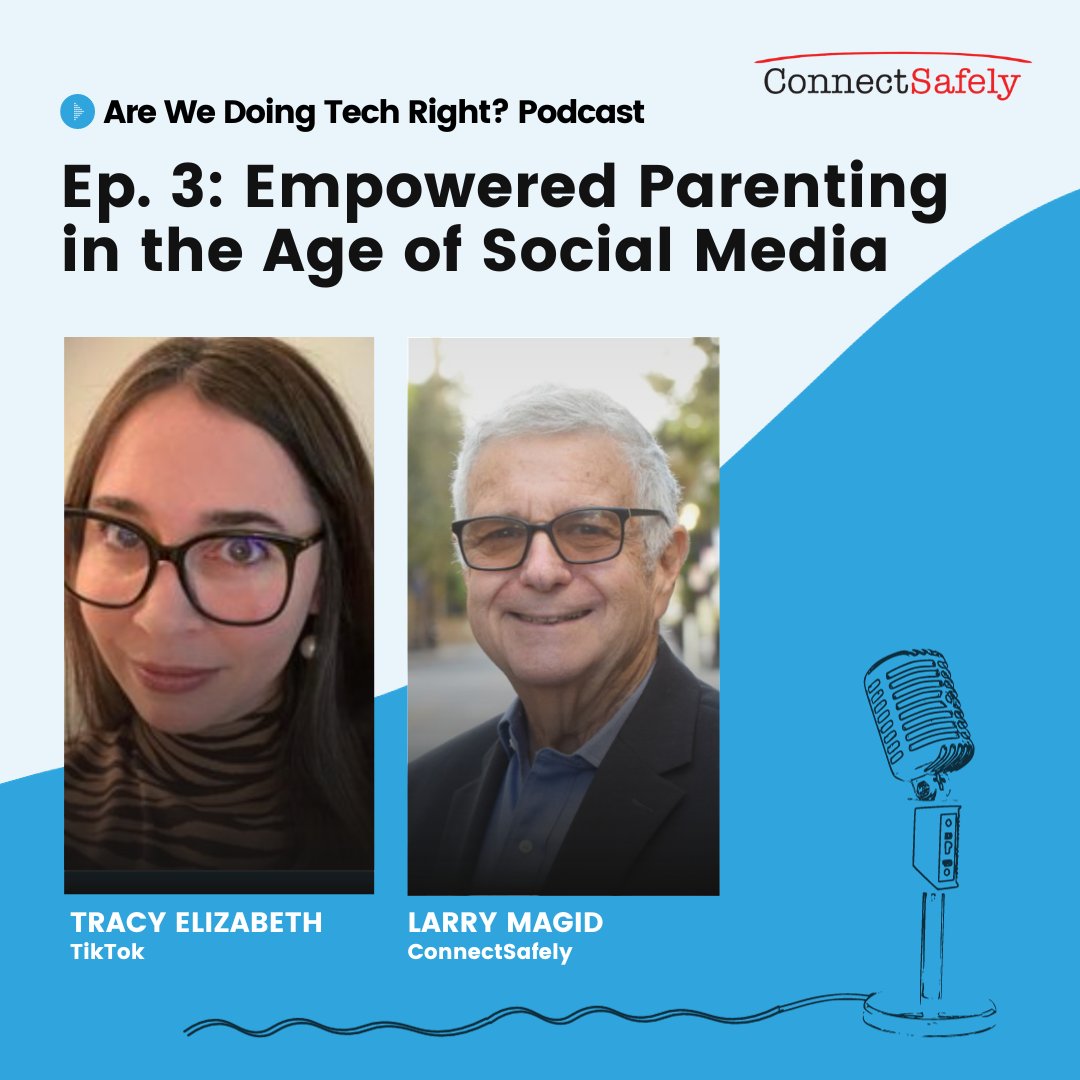 🎙@larrymagid speaks with Tracy Elizabeth, head of Family Safety & Developmental Health @tiktok_us. Tracy gets parent fears about social media but also sees parents' immense potential in shaping their teens' positive use of technology. #podcast open.spotify.com/episode/1dSGWq…