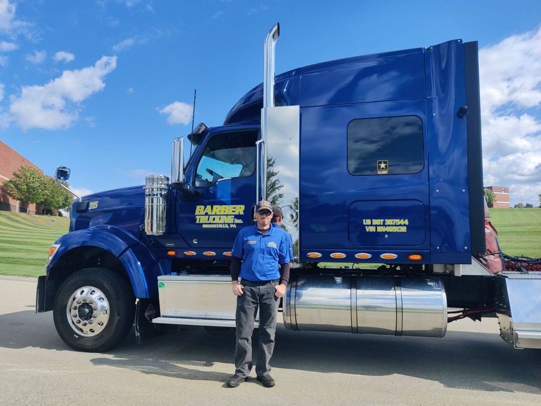 Truckload Carriers Association (@tcanews) on Twitter photo Shoutout to TCA member Barber Trucking Inc. (Driver and Veteran Justin Potter) for their part in hauling The Wall that Heals from Babylon, NY to Lemont Furnace, PA!! picture credit: <a href="/VVMF/">Vietnam Vet Memorial</a> #truckloadstrong #wallthatheals #carrier Shoutout to TCA member Barber Trucking Inc. (Driver and Veteran Justin Potter) for their part in hauling The Wall that Heals from Babylon, NY to Lemont Furnace, PA!! picture credit: <a href="/VVMF/">Vietnam Vet Memorial</a> #truckloadstrong #wallthatheals #carrier