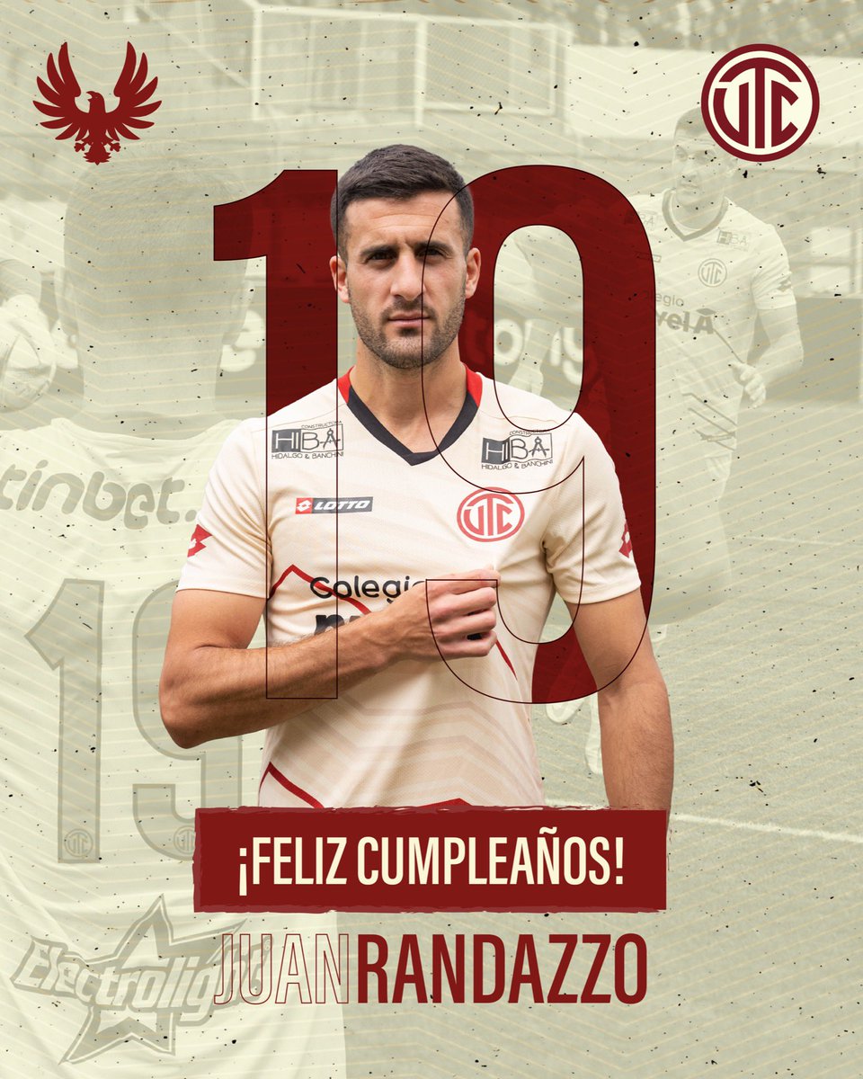 UTC_PagOficial's tweet photo. Le deseamos un feliz día a nuestro gavilán Juan Randazzo 🙌🏻

Los mejores éxitos en este nuevo año de vida 💪🏻

#TradiciónQueAlienta https://t.co/eYnX46KE7H