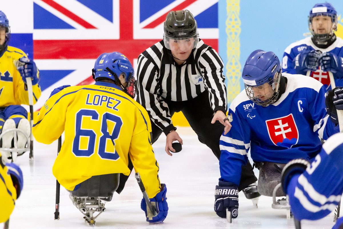 paraicehockey's tweet photo. Slovakia VS Sweden highlights!
#paraicehockey
#bpool
#astana2023 https://t.co/wggWBaUBUV