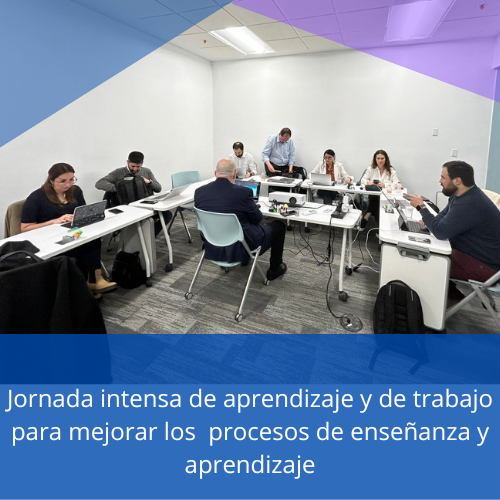 Con mucha alegría, podemos compartir la experiencia en que nos encontramos esta semana capacitándonos sobre Aprendizaje Basado en Retos en el TEC de Monterrey, junto a directivos de la Escuela de Psicología, Escuela de Negocios y FIC, junto a Desarrollo y Evaluación de aprend.