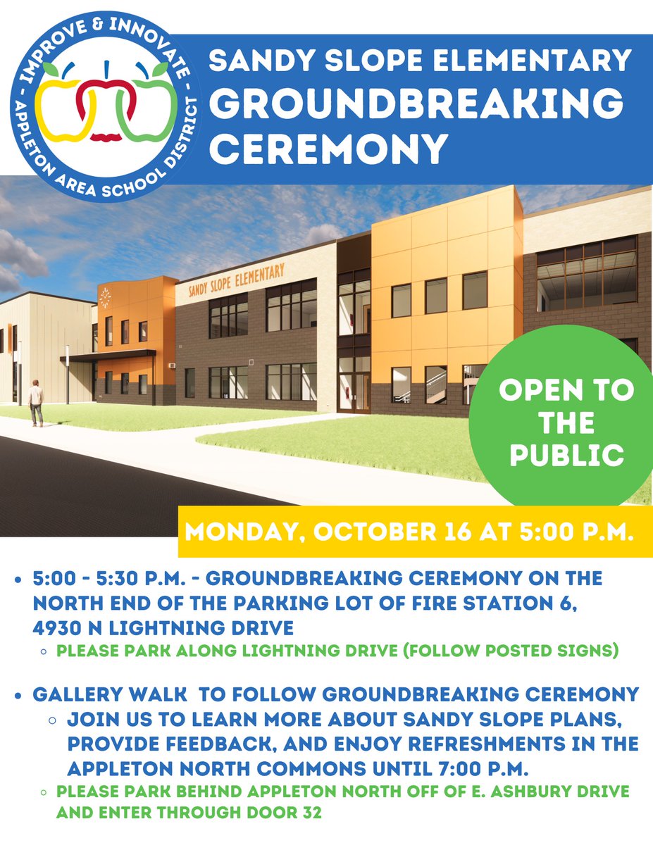 Join us as we celebrate the upcoming construction of Sandy Slope Elementary, a vital addition to our community's educational future. We can't wait to recognize and celebrate this milestone!