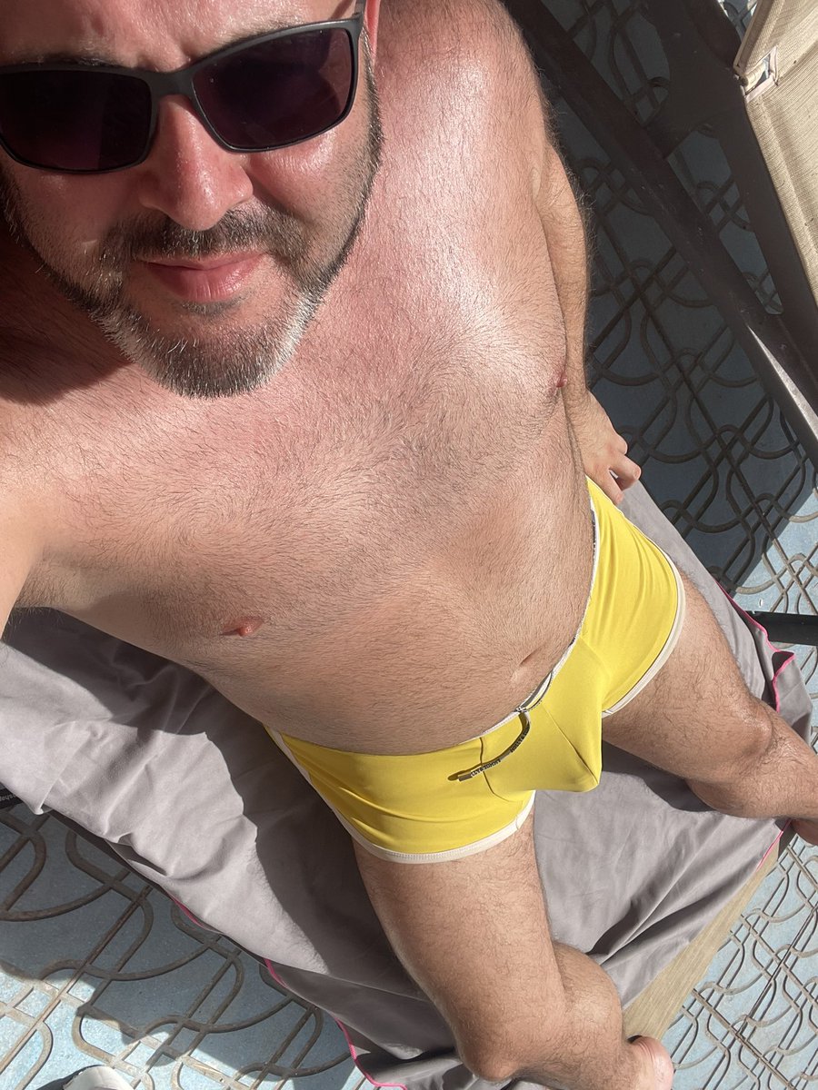 KinkGuyMCR's tweet photo. Post pool day chill on the balcony…. The socks and jock didn’t stay dry for long! #pisspig #sublad https://t.co/VuNfpK0dX7