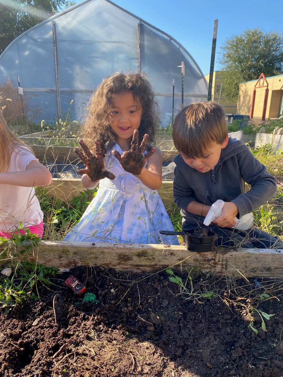 jtsdnixa's tweet photo. M is for mud and mess! Transitional Kindergarten students in Mrs. Hansche’s class had messy fun in the MUD. Authentic experiences build language, social skills, and wonderful scientific thinking. #STEAMazing https://t.co/f8yVaTehTK