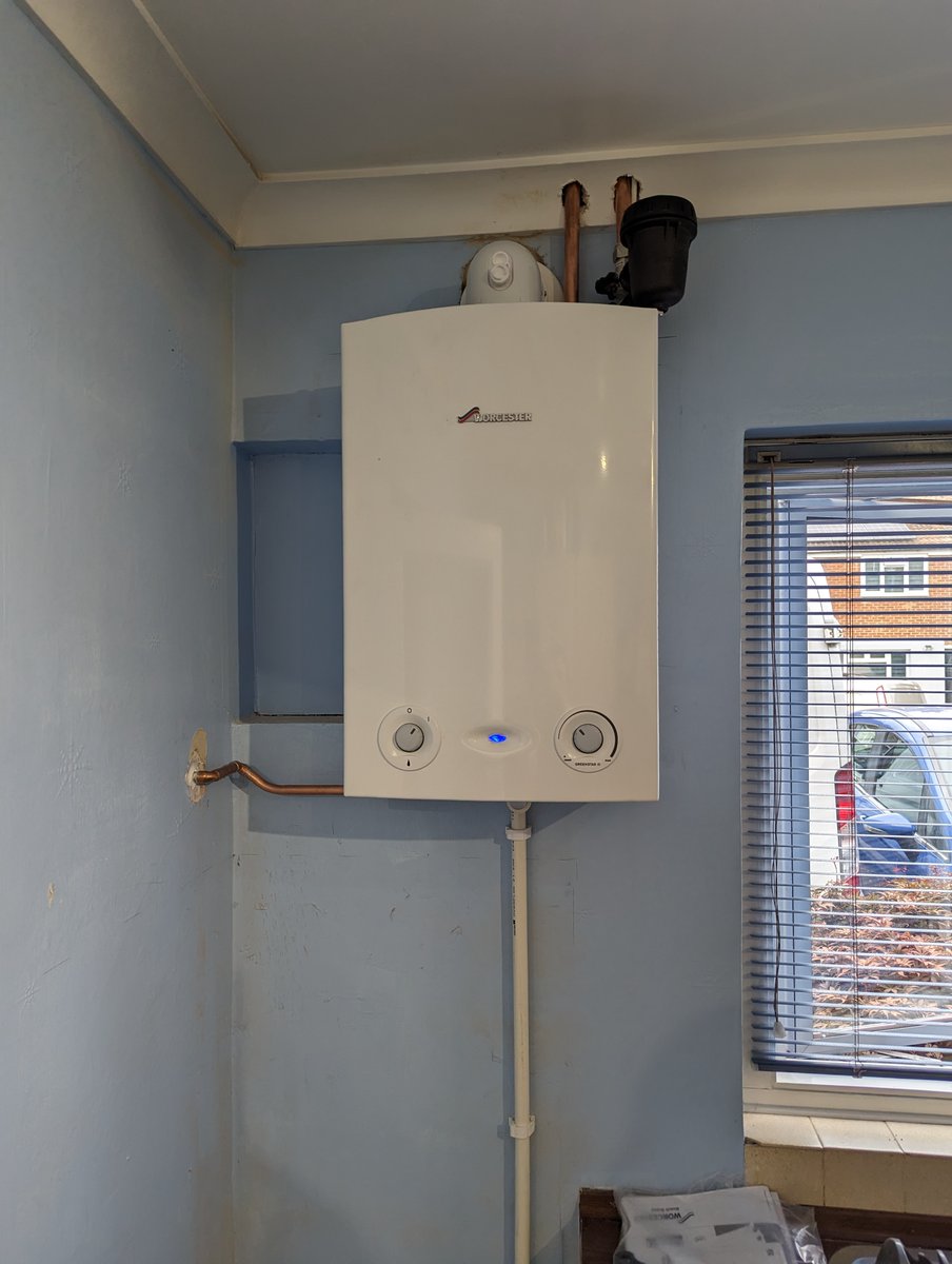 New boiler installation, customer very pleased.