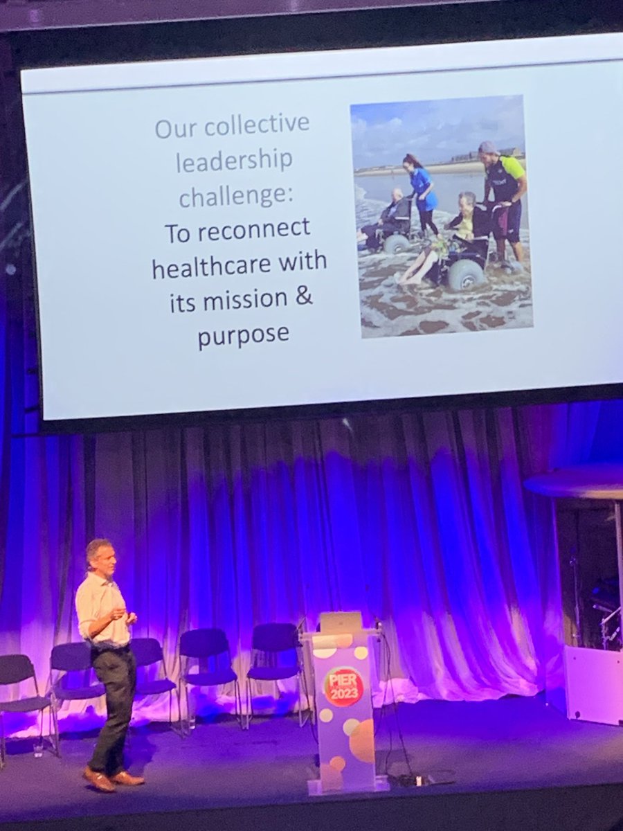 #PIER2023 Fantastic end to PIER. Bob Kiaber. Kindness improves outcomes how can we encourage this in t he NHS. How do you sprinkle calm even when we don’t feel like this?