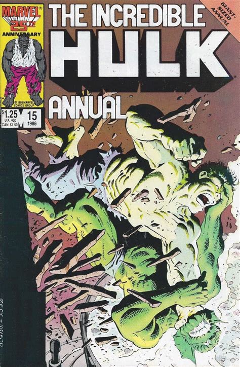 Incredible Hulk Annual #15 cover by Mike Zeck #Hulk #Marvel #MikeZeck #Comics