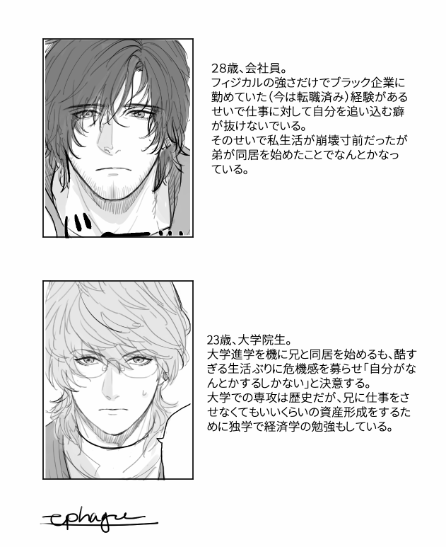 弟にもメガネをかけてほしい現パロ
最後にゆるい設定をつけました 