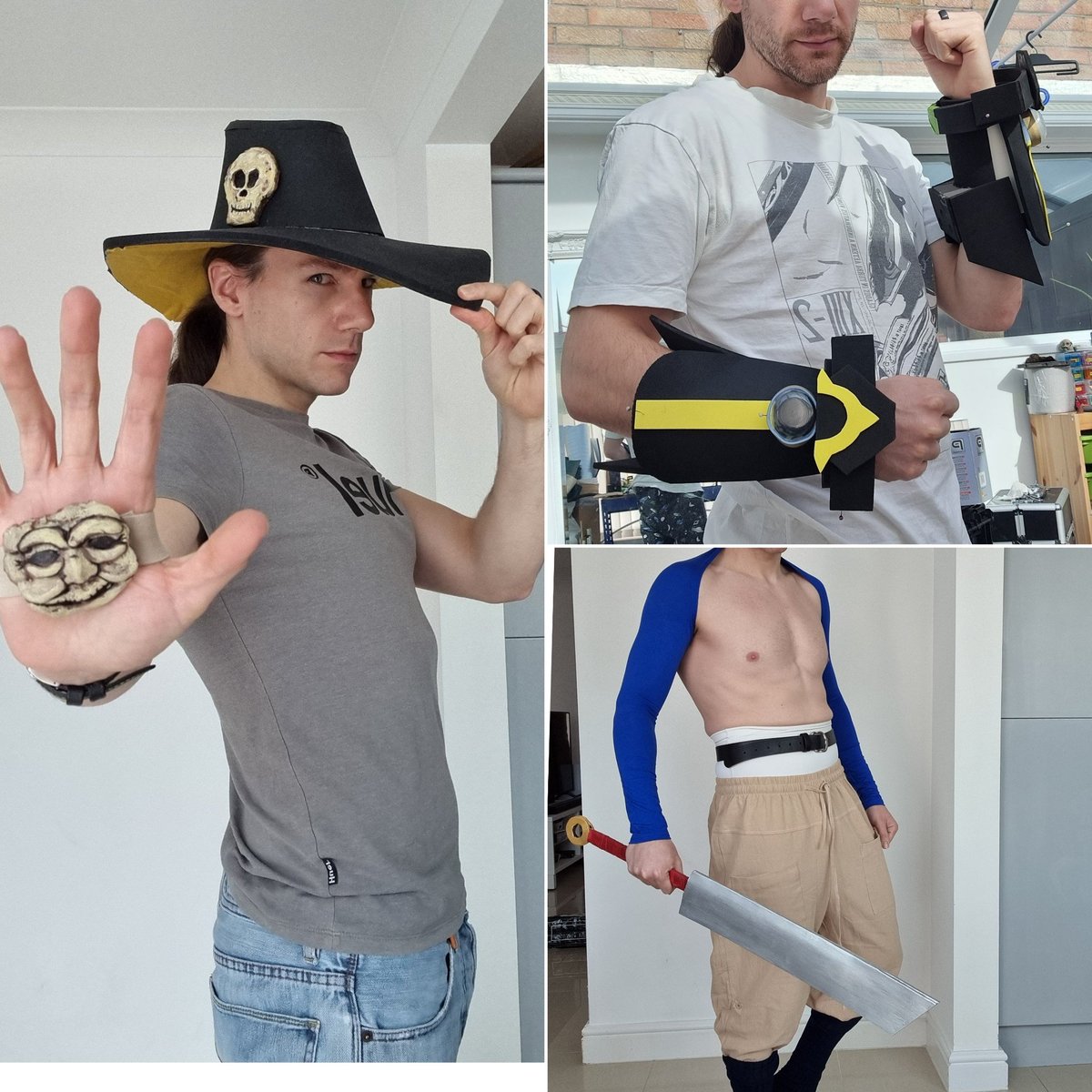 IxtranCosplay's tweet photo. #WIPWednesday - featuring Vampire Hunter D, Wriothesley and Ashitaka.
#VampireHunterD #Wriothesley #Ashitaka #StudioGhibliCosplay #GenshinCosplay #GenshinImpactCosplay #WriothesleyCosplay #Cosplayer #WelshCosplayer #CardiffComicCon #CardiffFilmandComicCon #CosplayWIP https://t.co/s3ql3EcIdv