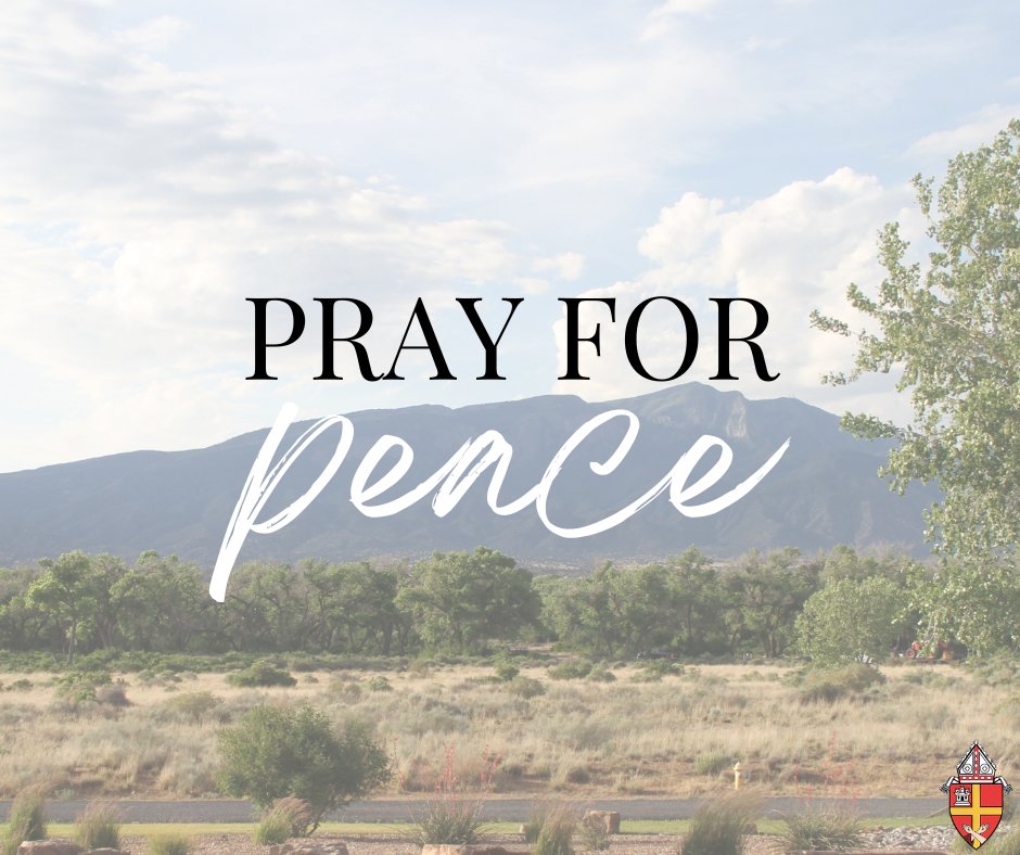 The surprise attack on Israel by Hamas sparked violence in the Middle East not seen in 50 yrs.May Our Lady of Peace,enshrined in our cathedral,intercede w/us to the Prince of Peace to touch hearts of world leaders & lead them to ways to end violence in our world.@ABJohnCWester