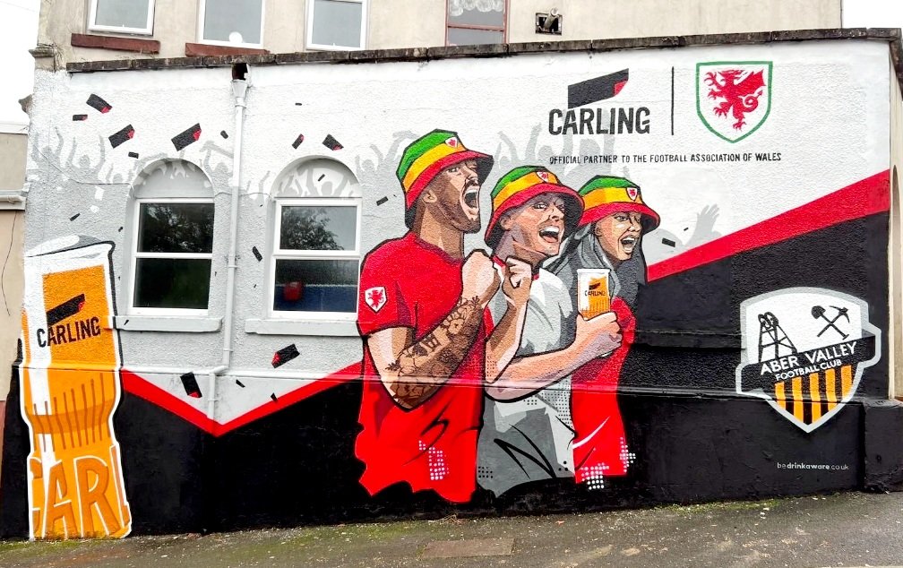 theaberhotel's tweet photo. Just wow 😍

We are officially a partner to the football association for Wales! 

Huge thanks to Molson Coors for your support with this ⚽️

You definitely need to pop along to appreciate just how amazing this is
@aber_valley_fc 🧡🖤
#suppprtyourlocal #TAH https://t.co/bUSnL1sSS3