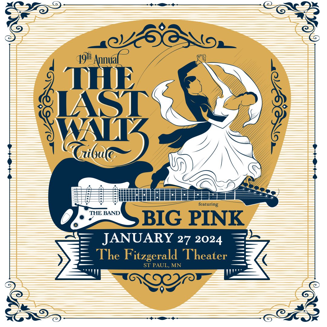 19th Annual Last Waltz Tribute Sat Jan 27, 2024 at The Fitzgerald Theater presented by <a href="/FirstAvenue/">First Avenue</a> 

On Sale Now! 

axs.com/events/507231/…