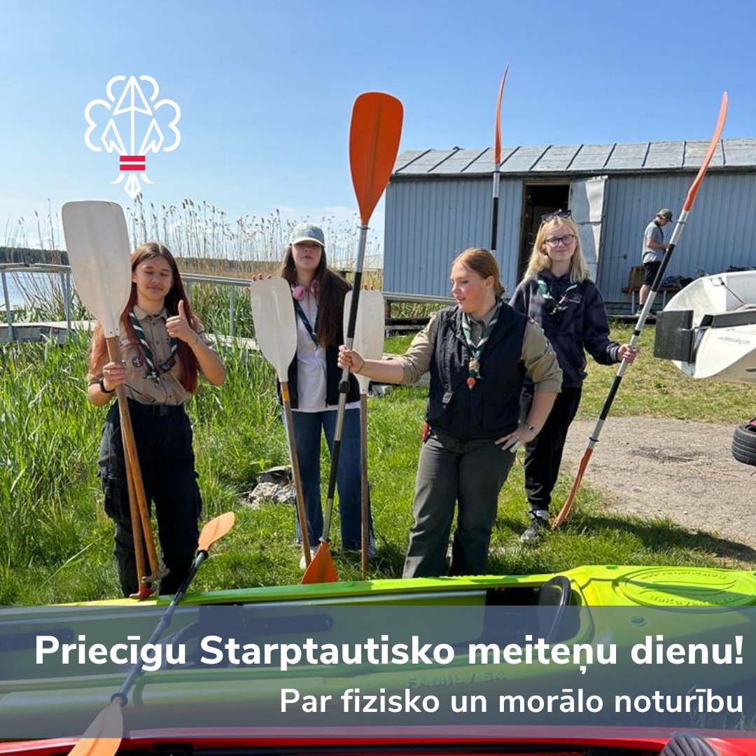 Priecīgu Starptautisko meiteņu dienu!  
Šī ir īpaša diena, lai parādītu, ka meitenēm nav jāgaida, līdz viņas kļūs pieaugušas, lai mainītu pasauli - viņas var paveikt lielas lietas jau tagad! 
#gaidas #skauti #PreparedToChangeTheWorld! 
Sīkāk➡️skauti.lv/starptautiska-…