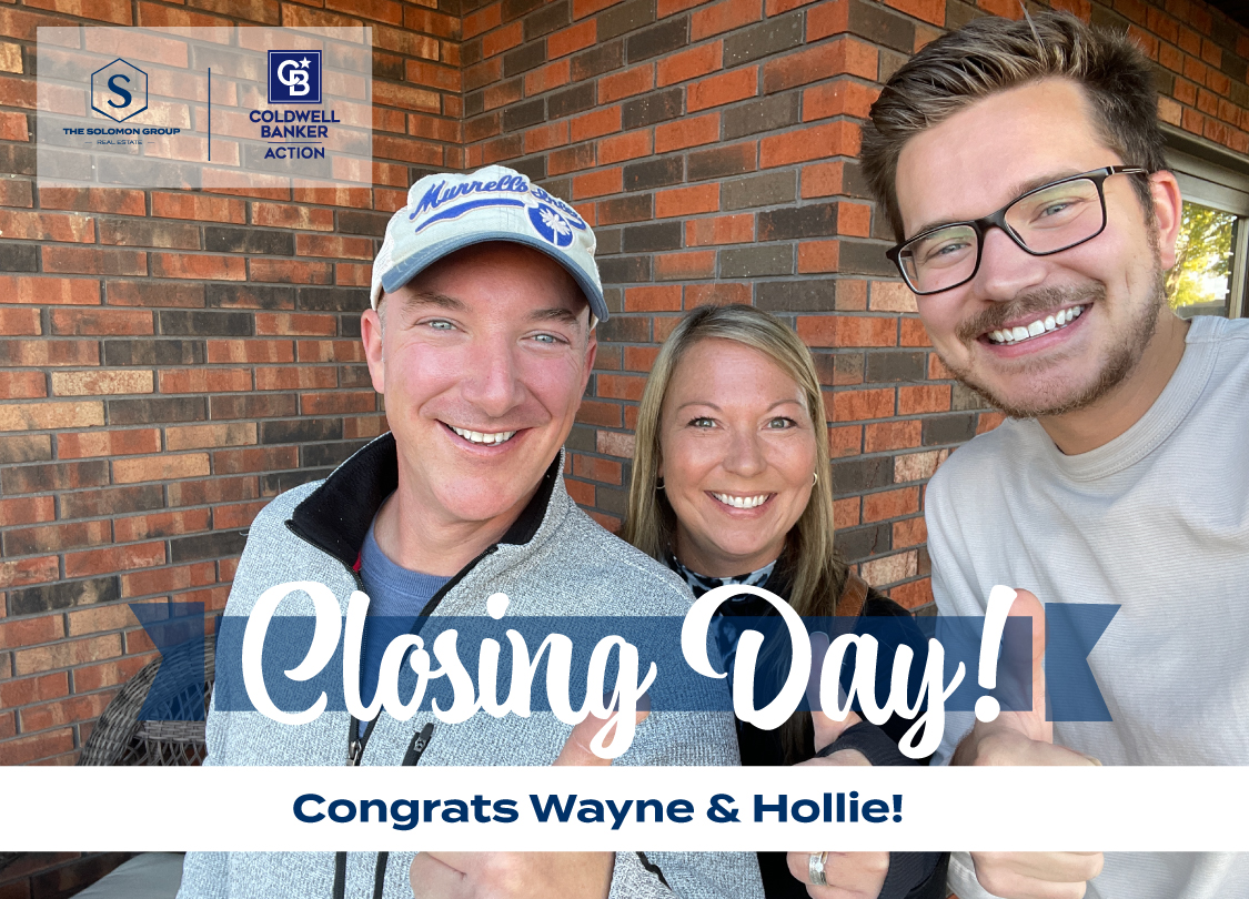 Congratulations Hollie &amp; Wayne on your sale and closing today! Thank you for trusting Austin Solomon as your Realtor® - you both were awesome to work alongside and congratulations on a speedy sale!