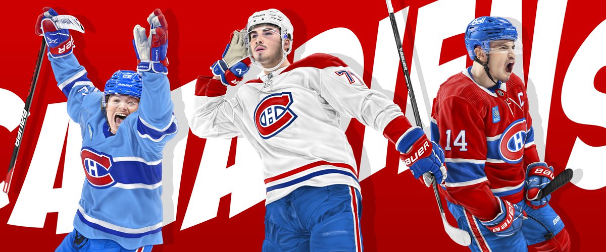 Hockey is back!! Excited to see the continued growth of the #Habs rising stars!
#gohabsgo #hockeyart #nhlart
