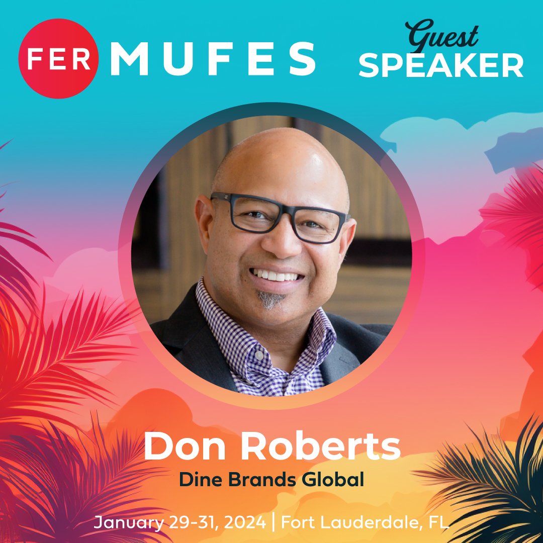 FERtweets's tweet photo. Be sure to register for #MUFE2024 where Dine Brand’s Don Roberts will share his global perspective on how innovative prototypes can fuel development.

Don't wait! Register for MUFES today: ➡️ https://t.co/tgBLsHNi2K

#FoodserviceOperators #restaurants #IndustryInnovations https://t.co/0SchowrC3P