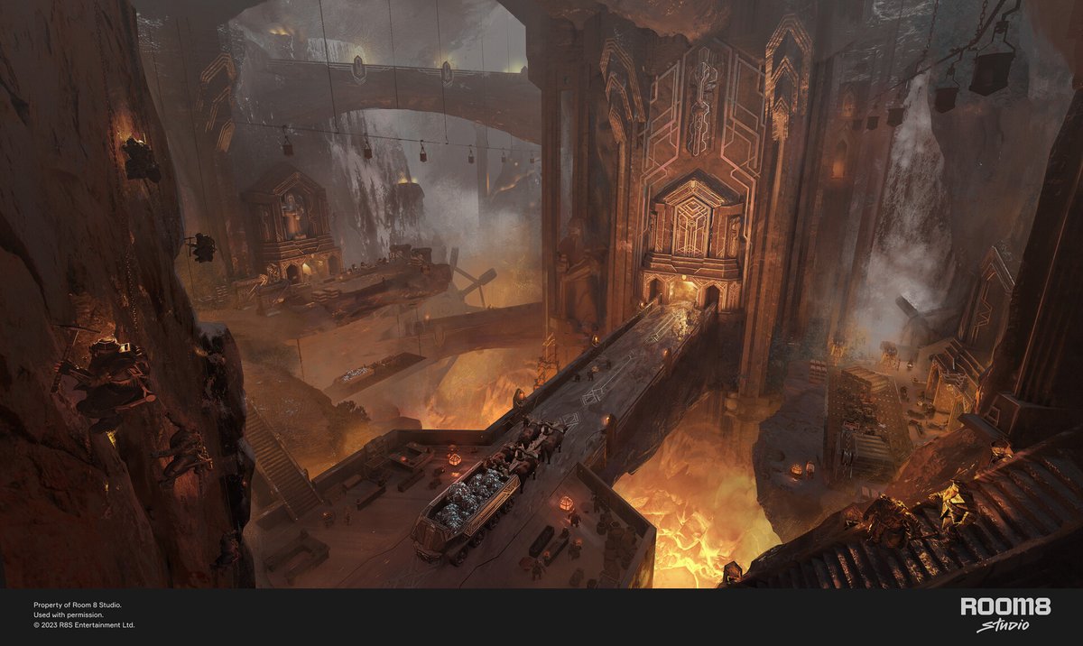 Erebor de David Metzger (artstation.com/davidmetzger)