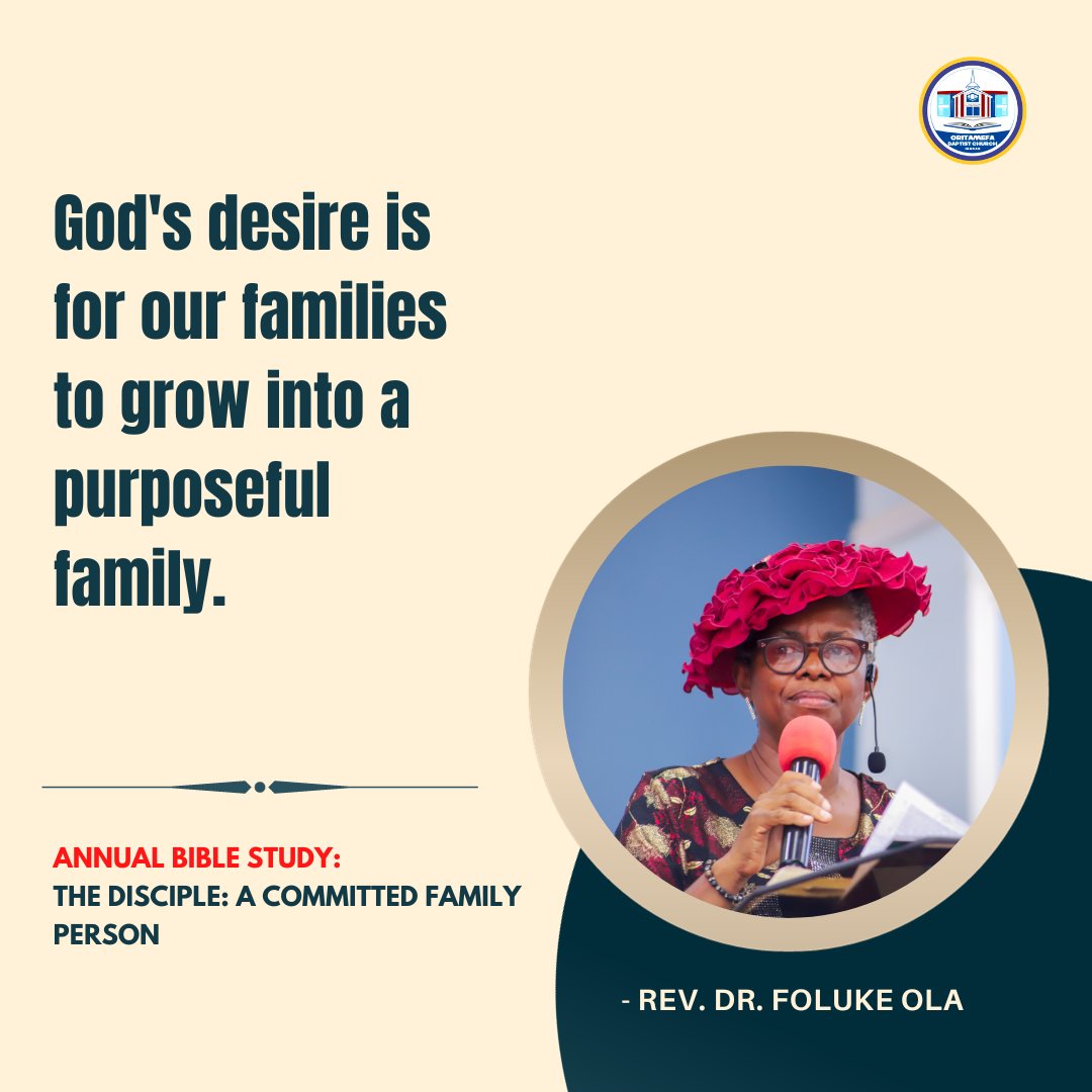 oritamefabc's tweet photo. Notable points from our annual Bible Study

Topic: The Disciple: A Committed Family Person
.
.
.
.
.
#annualbiblestudy #biblestudy #oritamefabaptistchurch #commitment #family #disciple https://t.co/n8JLDszEOa