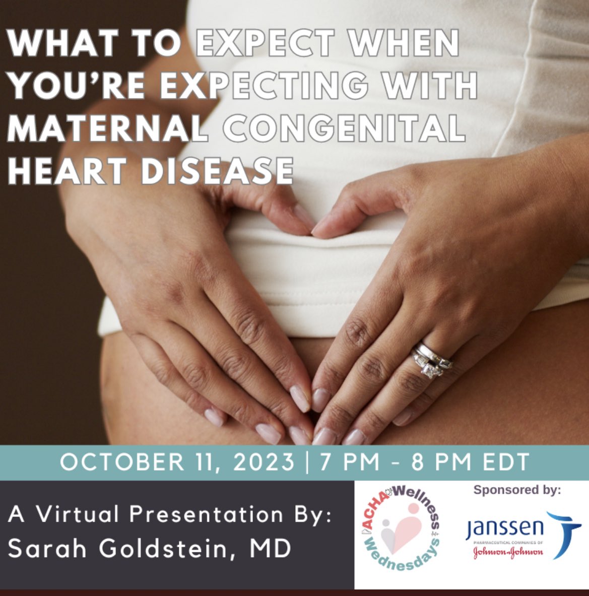 We love to see our very own ACHD doc and expert on the field of cardiobstetrics giving an <a href="/ACHA_Heart/">ACHA</a> webinar tonight!!

Our patients are lucky to have her ❤️

👏👏👏👏Dr. <a href="/sgolds13/">Sarah Goldstein</a>