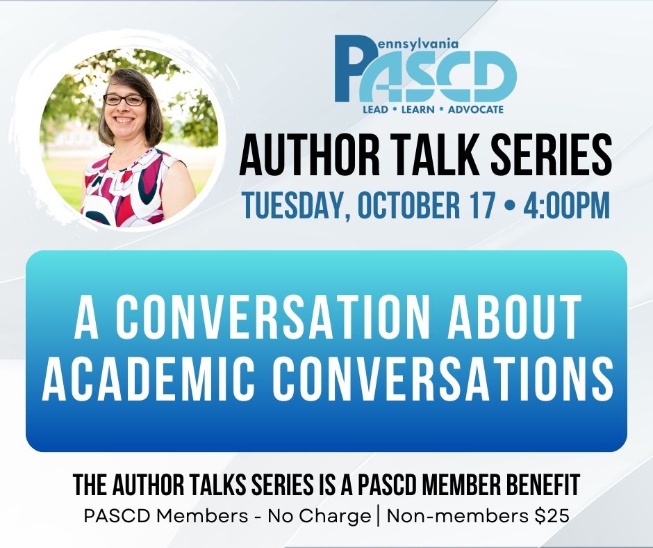 Next week I get to talk about my first book with the fabulous folks at @PASCD and I can't wait! I'd love to have anyone who is interested join us.