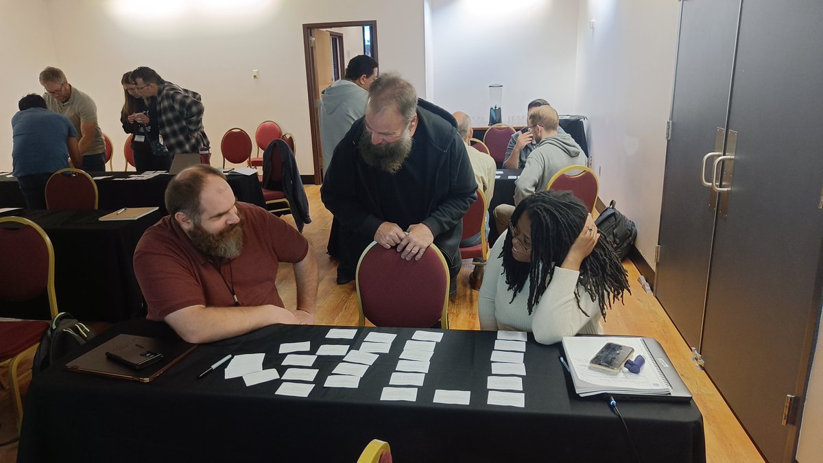 jjcannegieter's tweet photo. The attendees at my workshop about test maturity are building their own maturity model at @PNSQC
#tmmi #testing https://t.co/CCbnRIdgyC