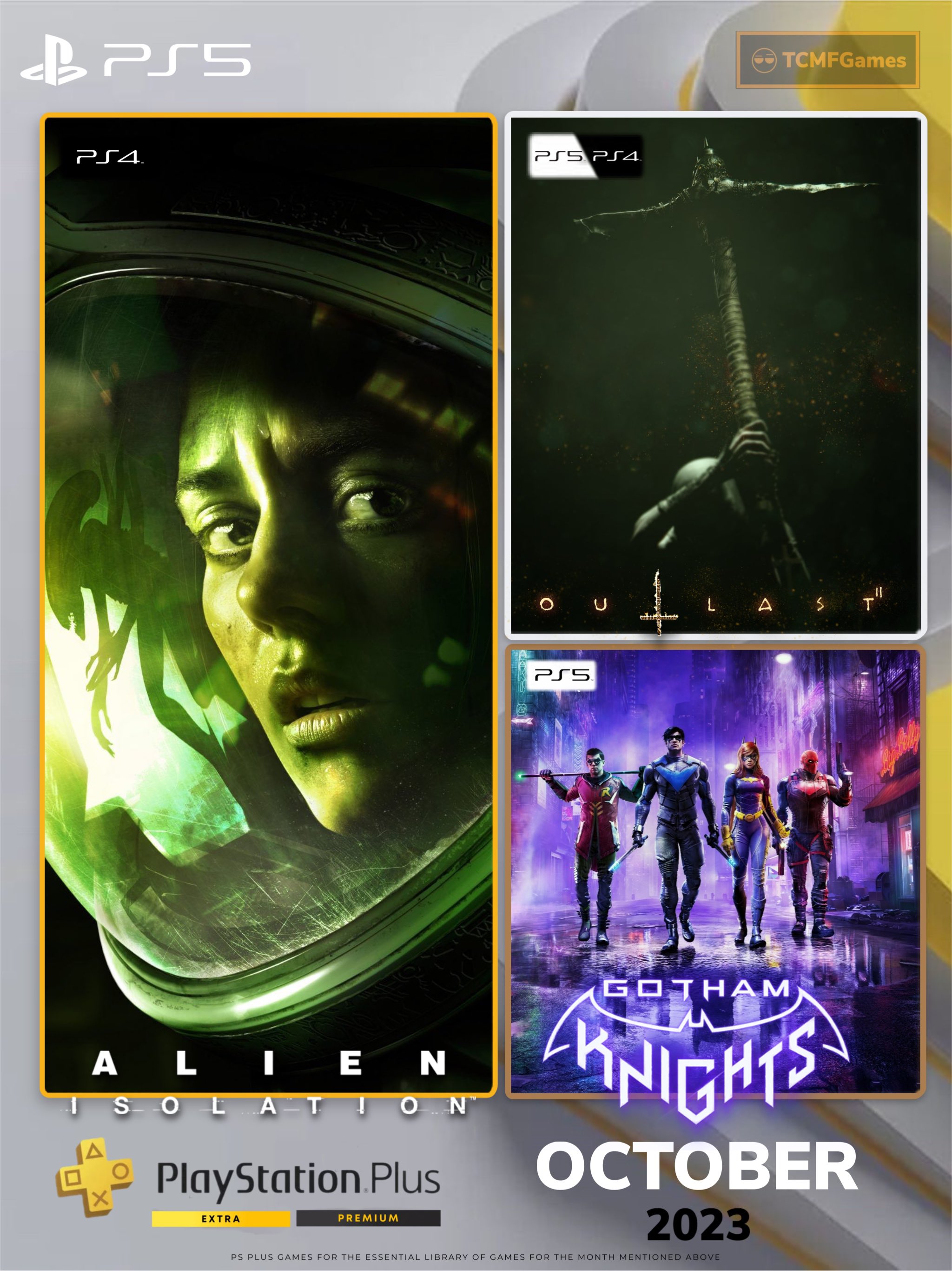 PlayStation Plus Extra e Deluxe vão ganhar Gotham Knights, Alien: Isolation  e mais em outubro - Adrenaline