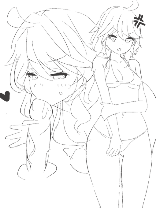 水神にご奉仕されたいっていうラフ 