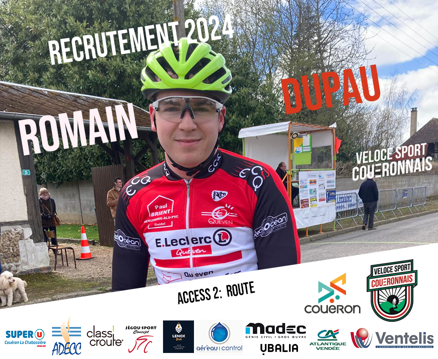 VSCoueron's tweet photo. 📣 Il nous rejoignent pour 2024 📣

- Sébastien Louis en provenance de L'US Saint Herblain
- Valentin Lançon en provenance de L'AC Chapelain
- Romain Dupau en provenance de L'Etoile Cycliste Quévinnoise

Bienvenue au VSC messieurs ! https://t.co/704ZjgXRD5